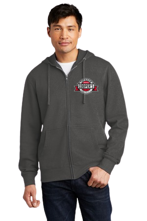 District Unisex V.I.T. Fleece Full-Zip Hoodie